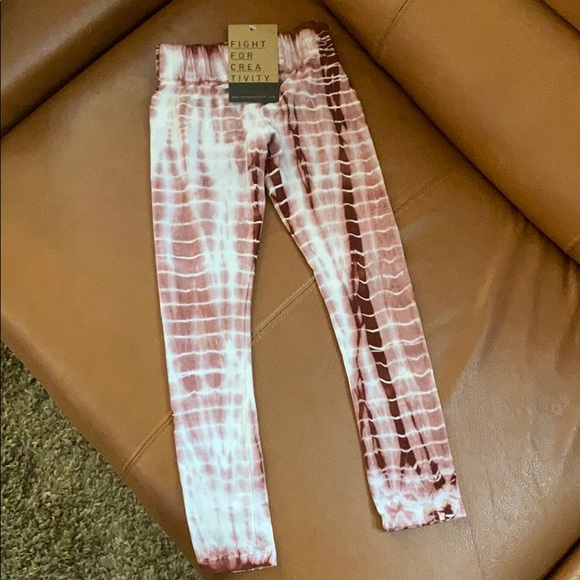 Tie dyed kid’s leggings - Picture 2 of 5